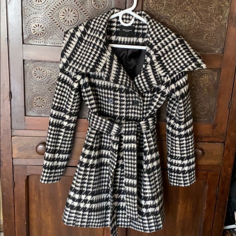 G2000 Woman Houndstooth Wool blend Peacoat